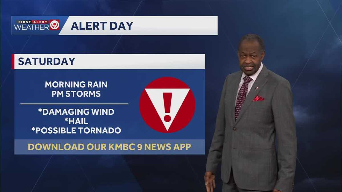 Kansas City weather: Risk of severe storms with hail and damaging winds returns Saturday