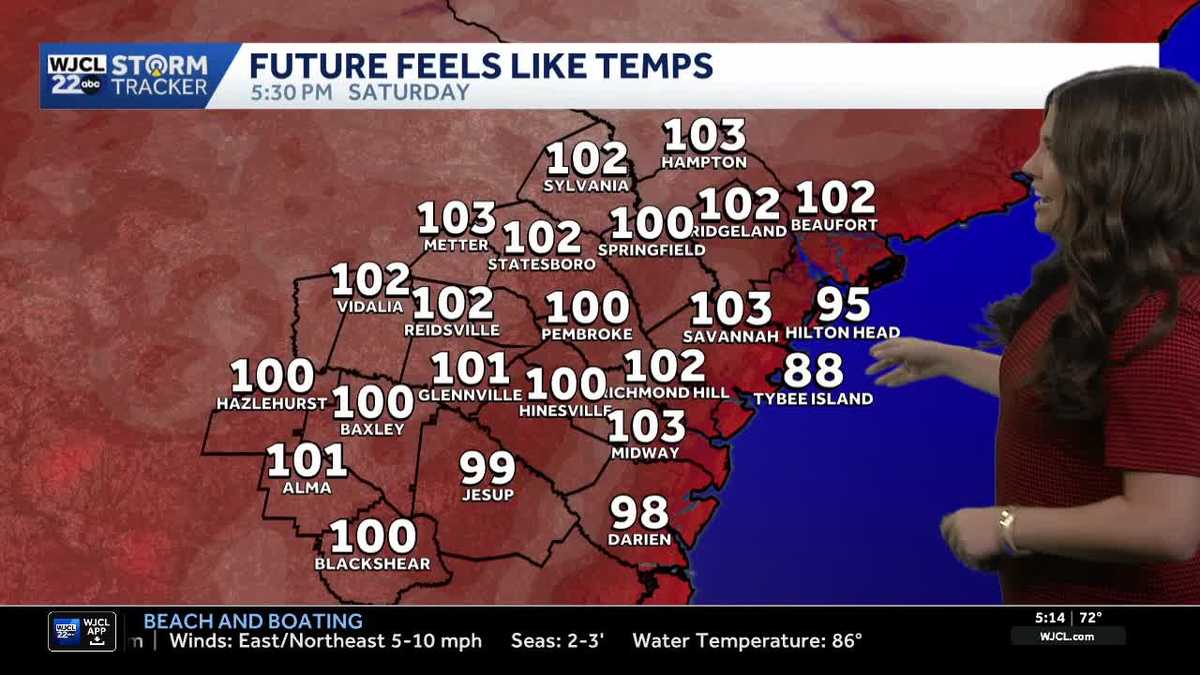 Hot and humid weather is on the way for the holiday weekend