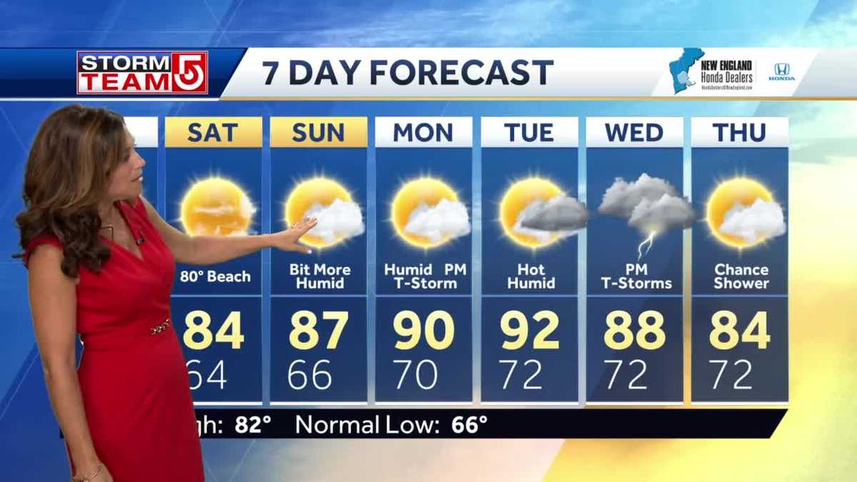 Video: Pleasant summer weather ahead