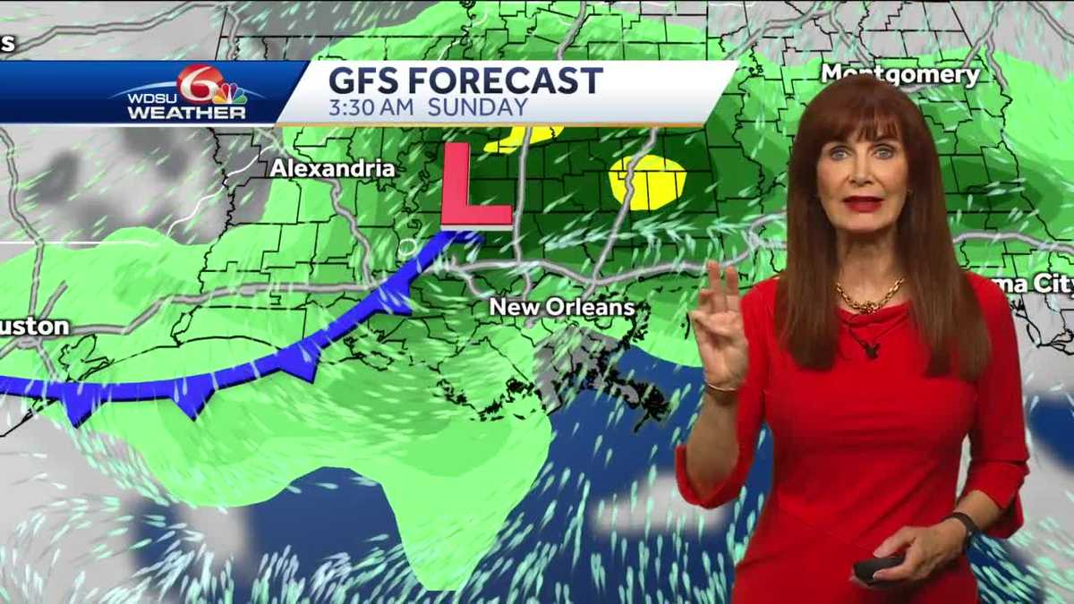 Increasing Rain And Storms Sunday