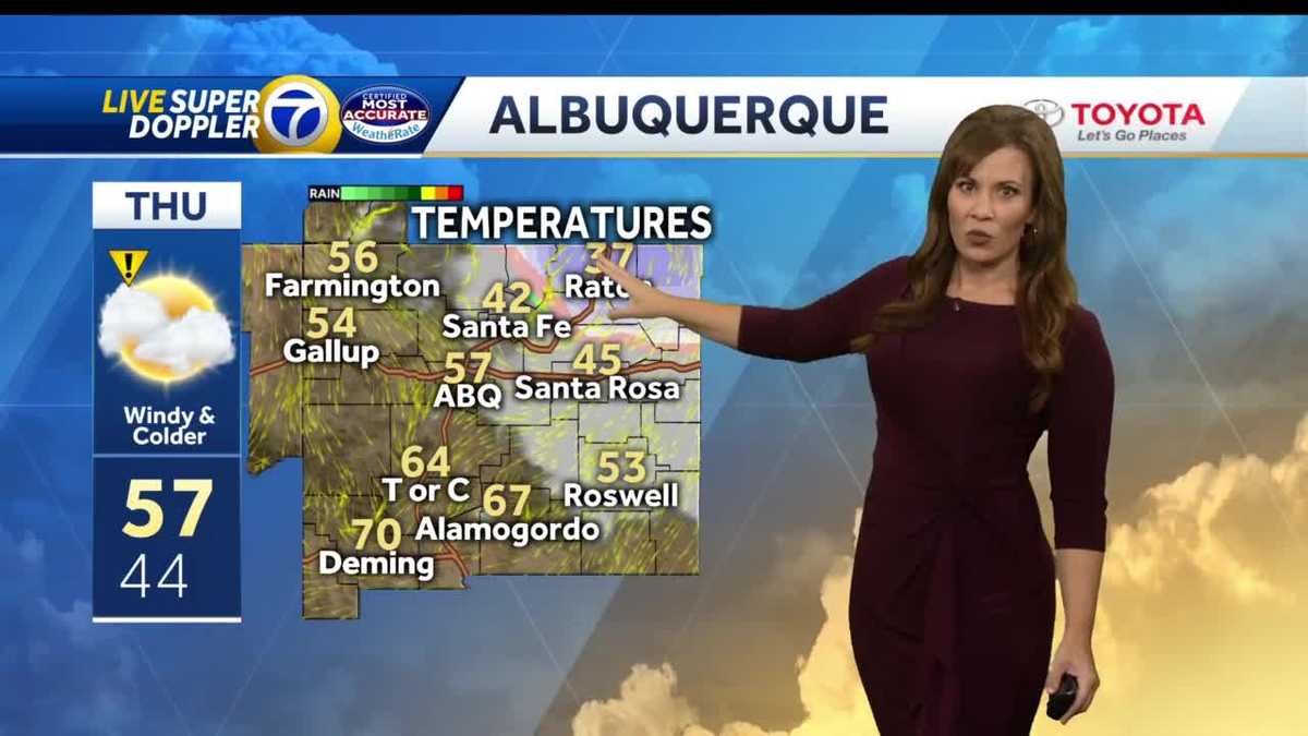 Pleasant temps and less wind tomorrow