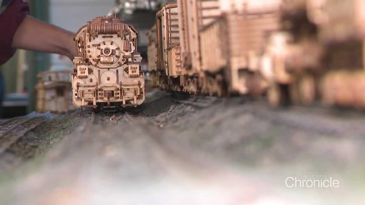 New Hampshire business makes, sells wooden model train kits