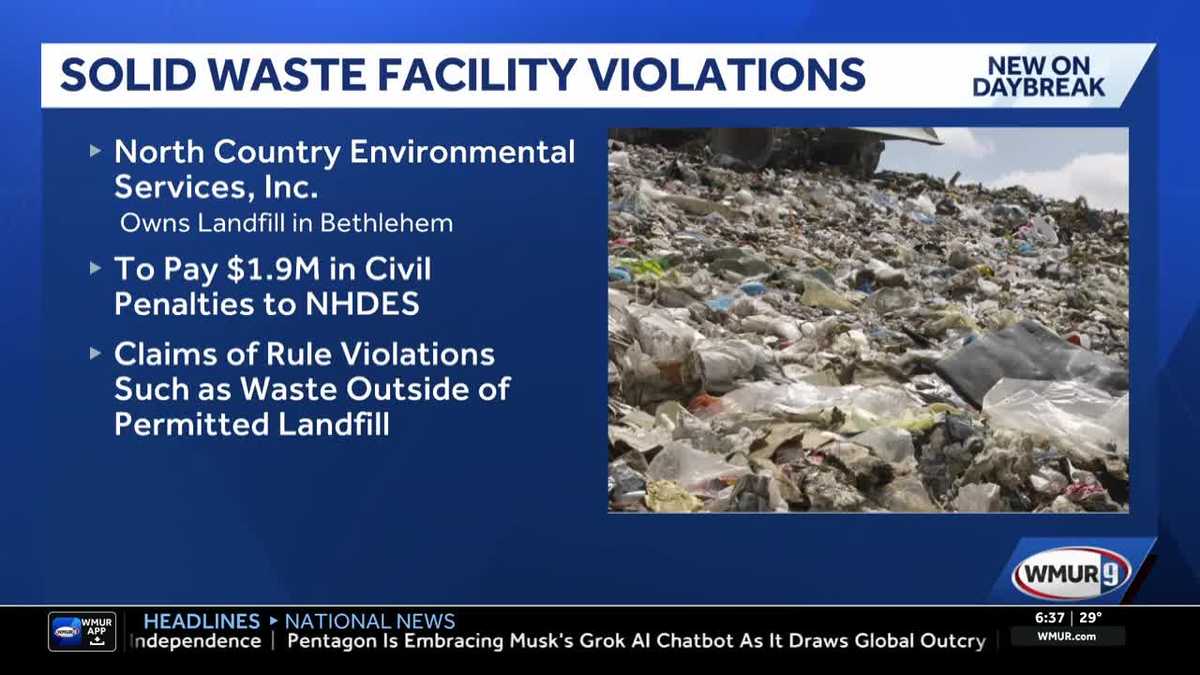 North Country landfill owner agrees to pay $1.9 million in civil penalties