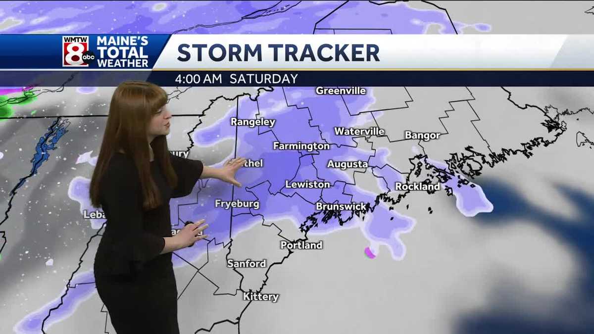 Breezy afternoon with snow moving in late tonight
