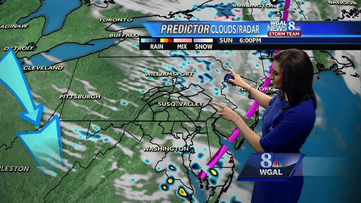 Light Rain & Drizzle Sunday, Sunny Monday