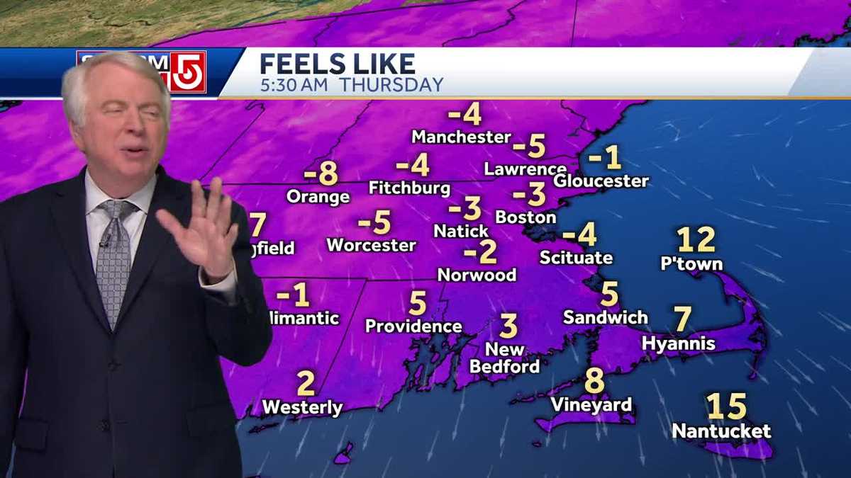 Video: Winds slowly dying down, cold air to stay