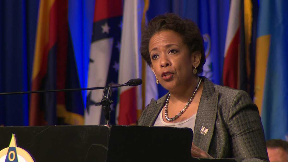 AG Loretta Lynch speaks at FOP convention in Pittsburgh