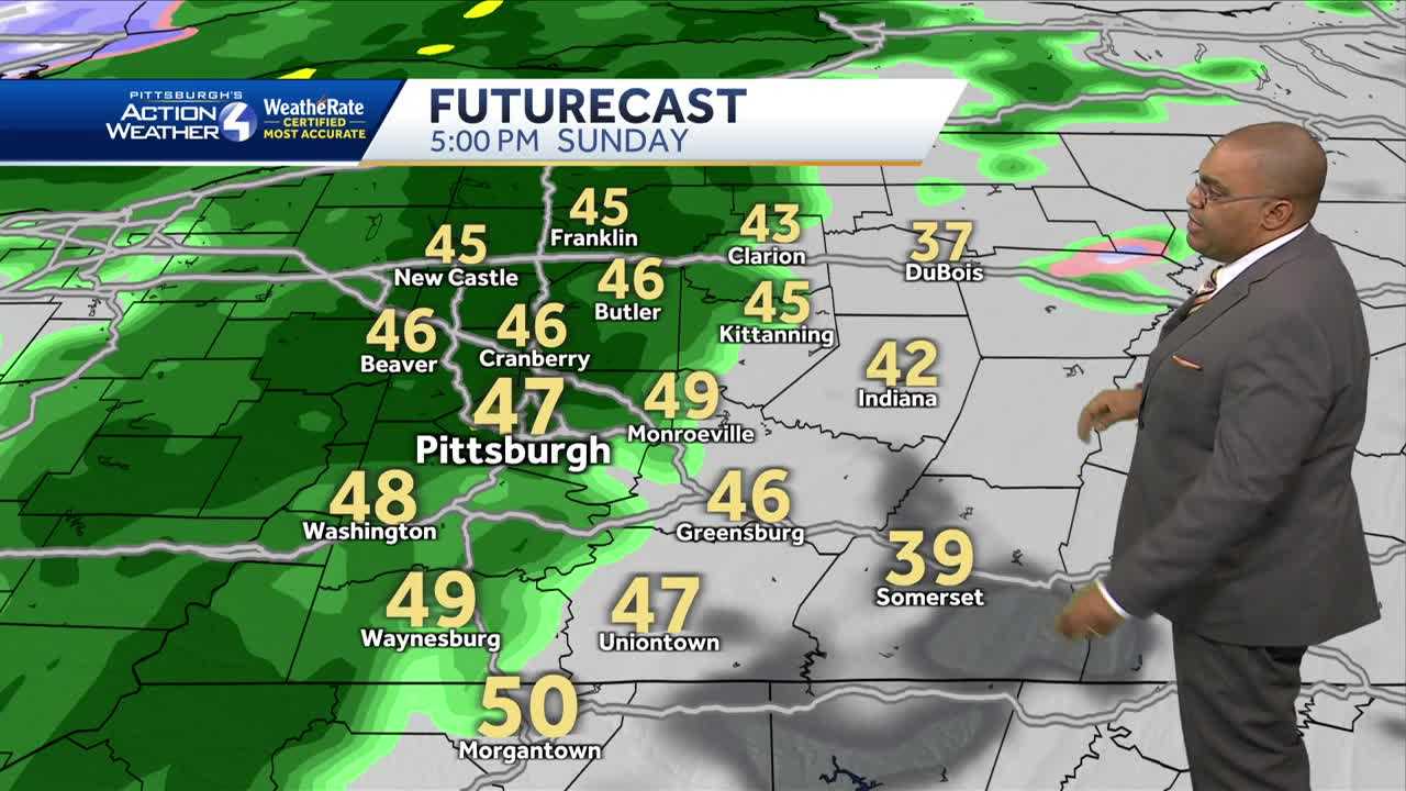 Rain Returns Sunday Afternoon