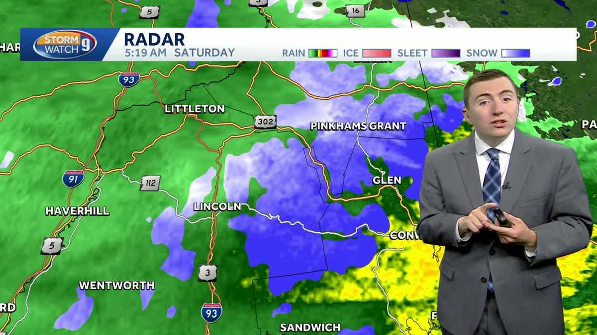  Rain moving in early Saturday morning