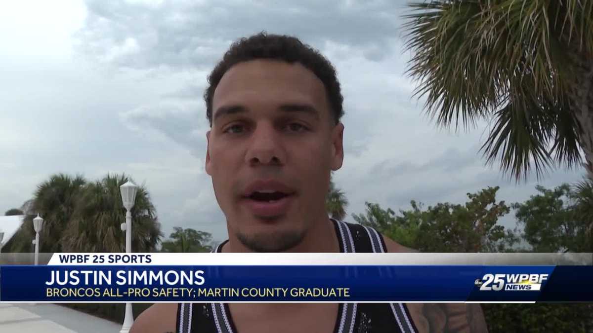 Justin Simmons returns to Martin County to host football camp