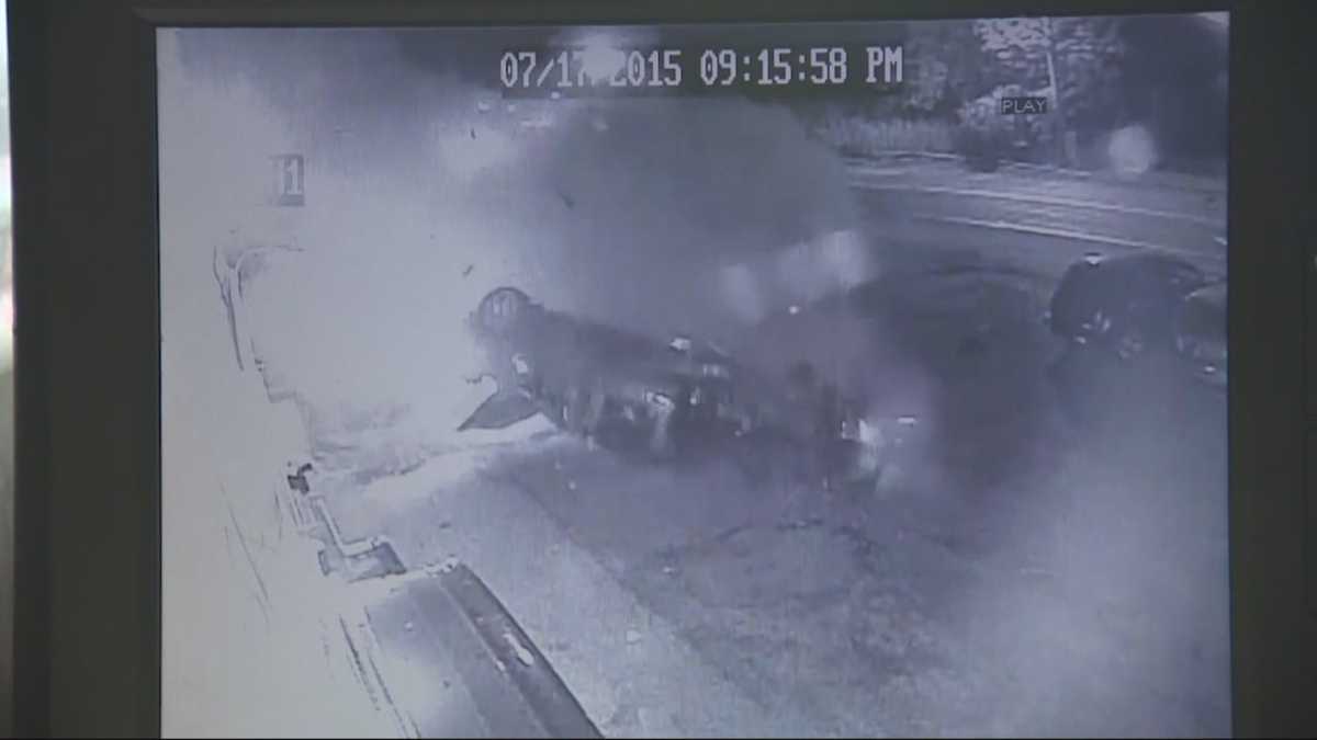 Dramatic Salisbury crash caught on camera