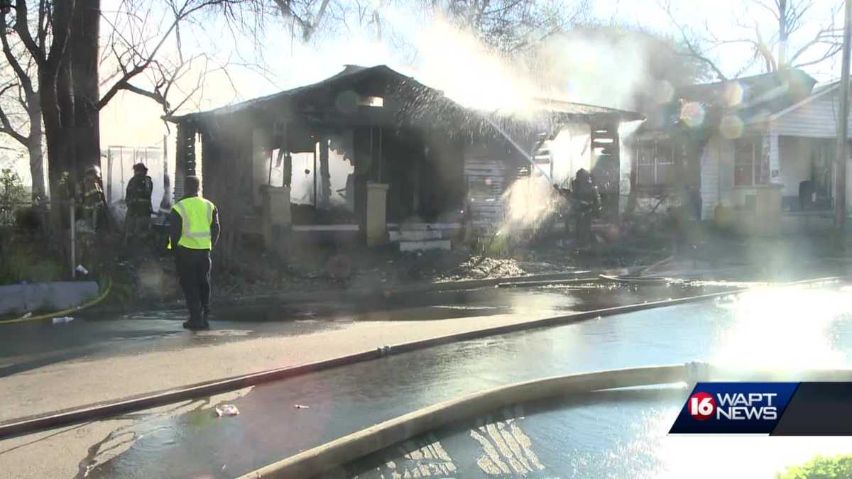 Firefighters respond to a major house fire in west Jackson