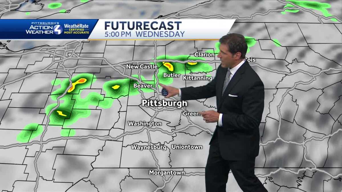 Pittsburgh Weather: Scattered PM Thunderstorms; Some Severe