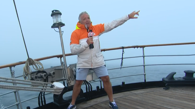 Doug describes life onboard Sagres, broadcasting challenges