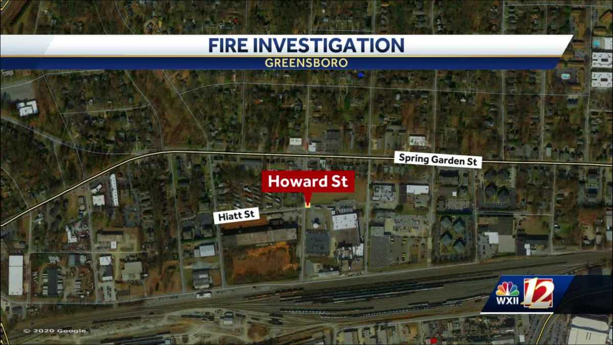 Greensboro Officials close street to investigate fire