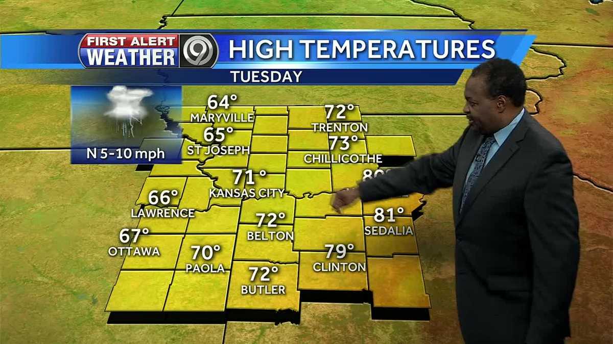 A cold front is coming - bringing rain and fall-like temperatures