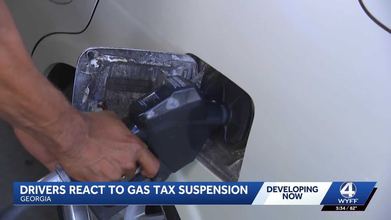 wyff4.com - Brad Broders - It's a relief': Georgia drivers enjoy temporary gas tax suspension