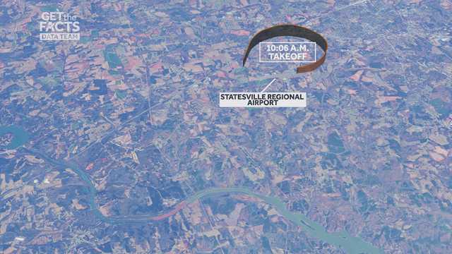 Flight tracking shows where North Carolina plane crash occurred