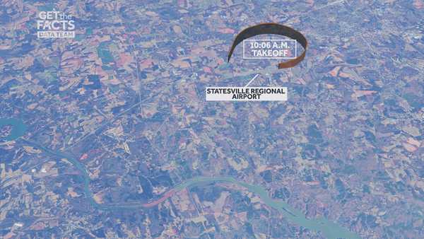 Video shows flight path data of plane carrying Greg Biffle