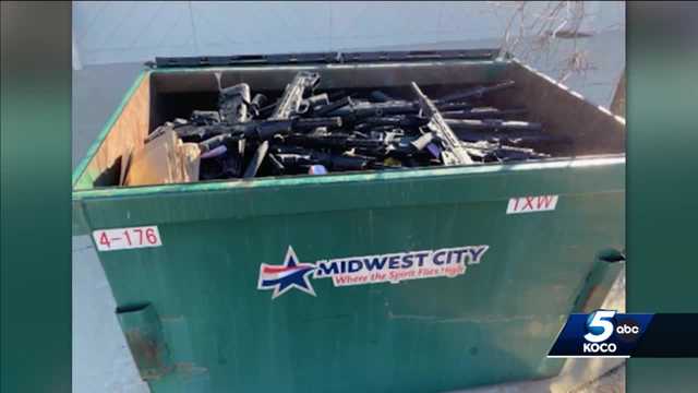 Oklahoma expert discusses hundreds of guns tossed into dumpster - Vimarsana News