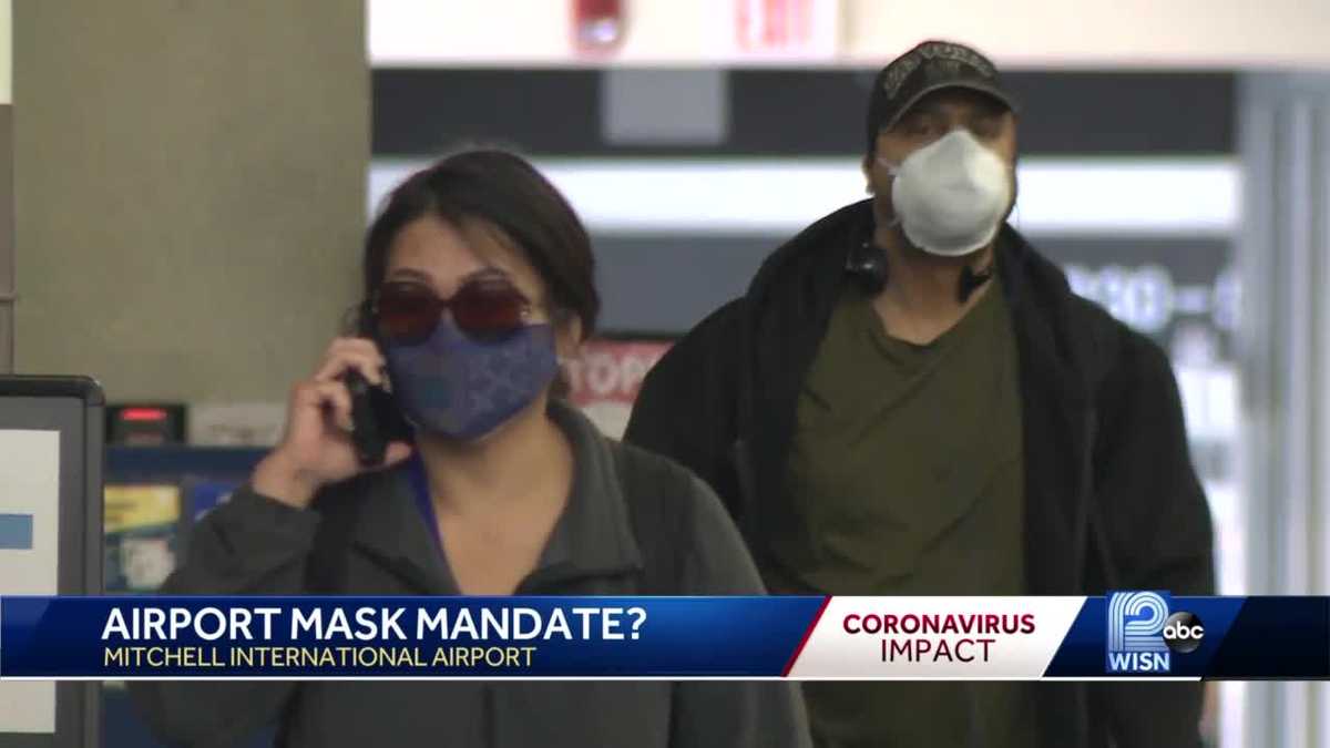 All airlines at Mitchell International Airport will require face masks