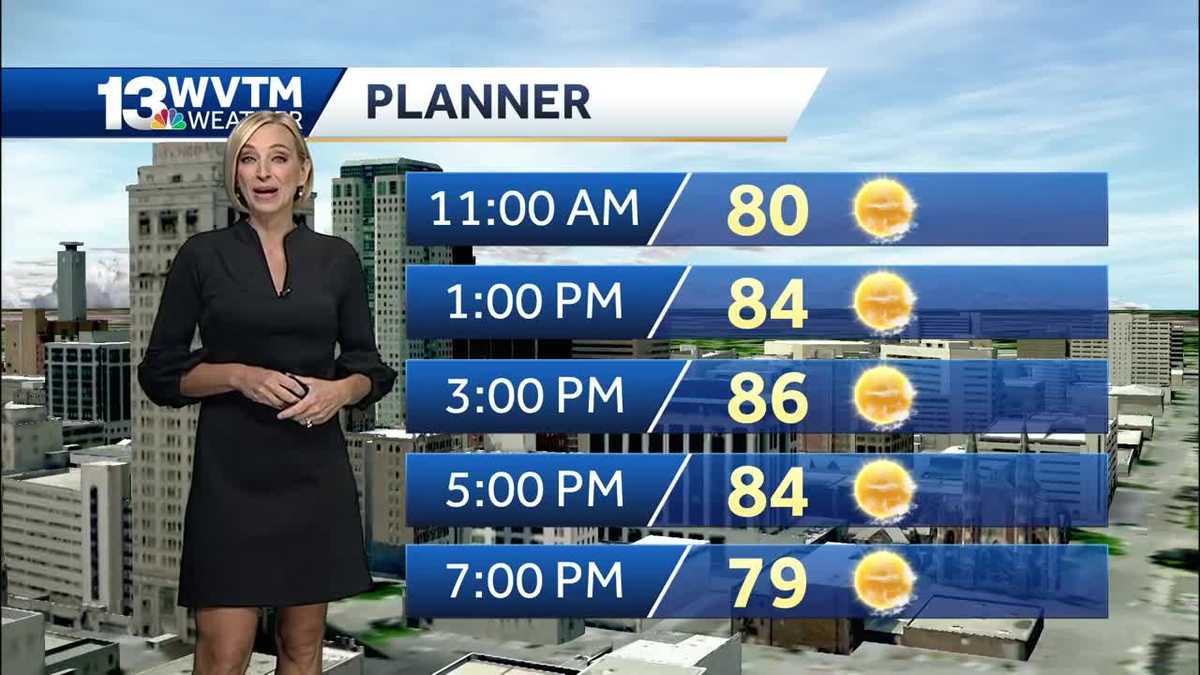 Pleasantly warm for Thursday