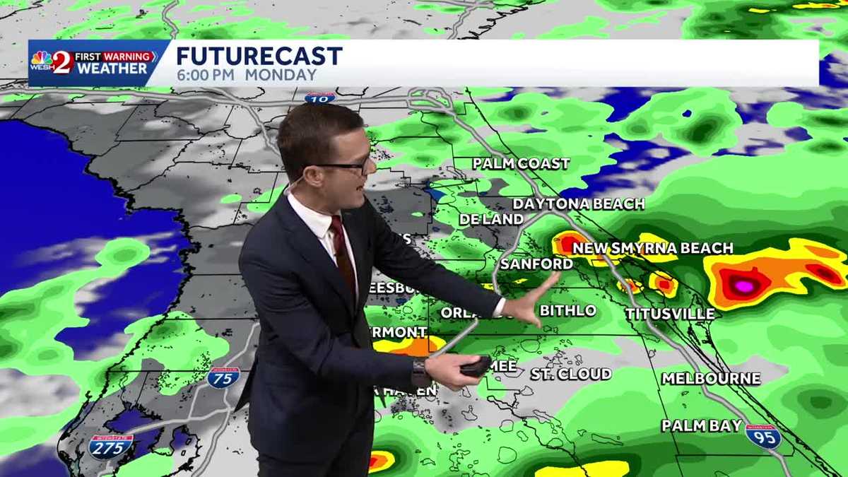 Line of storms expected to move through Central Florida