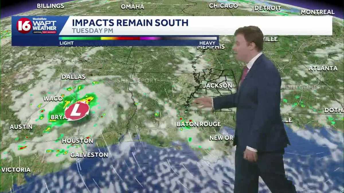 16 WAPT Weather tracking new tropical depression, more extreme heat - WAPT