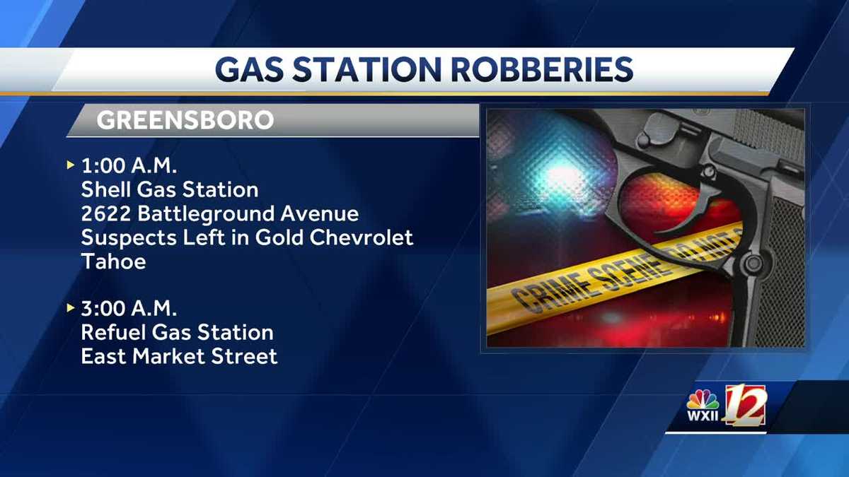 Greensboro police searching for suspect in gas station robbery - WXII