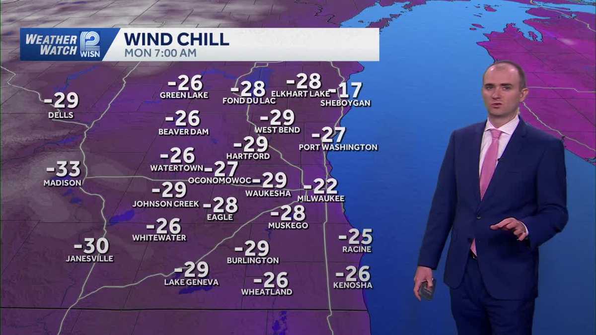 Weather: Cold Monday morning