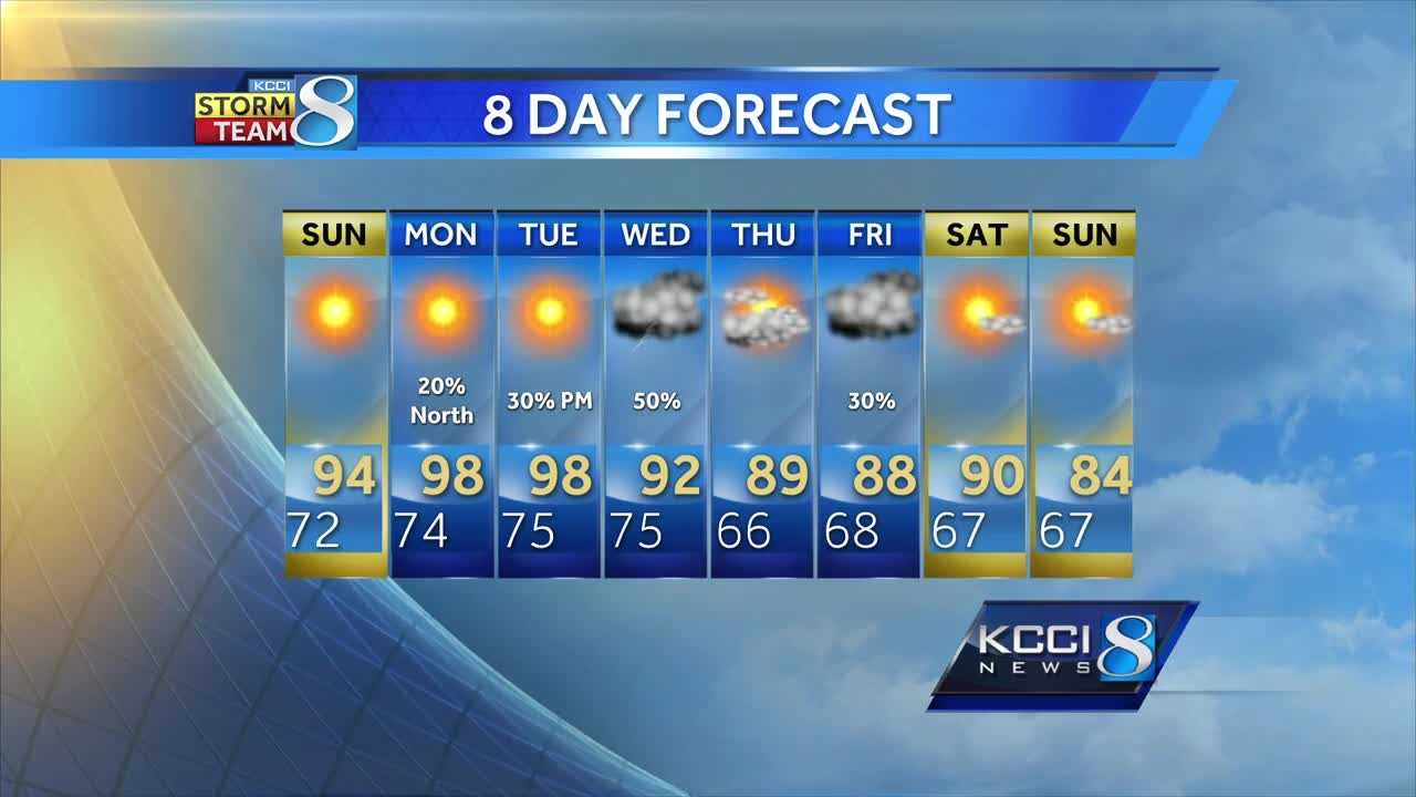 Videocast: Chances Of Thunderstorms Arrive Middle Of Next Week