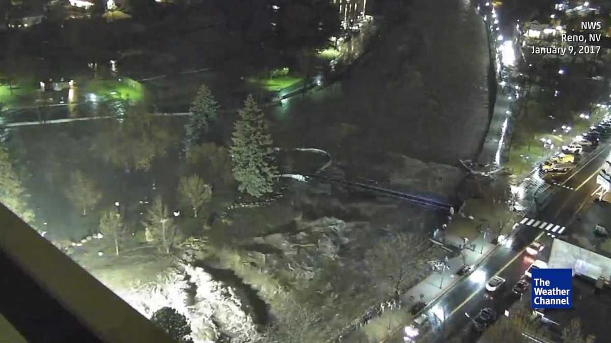 WATCH Truckee River flooding caught on video in Reno