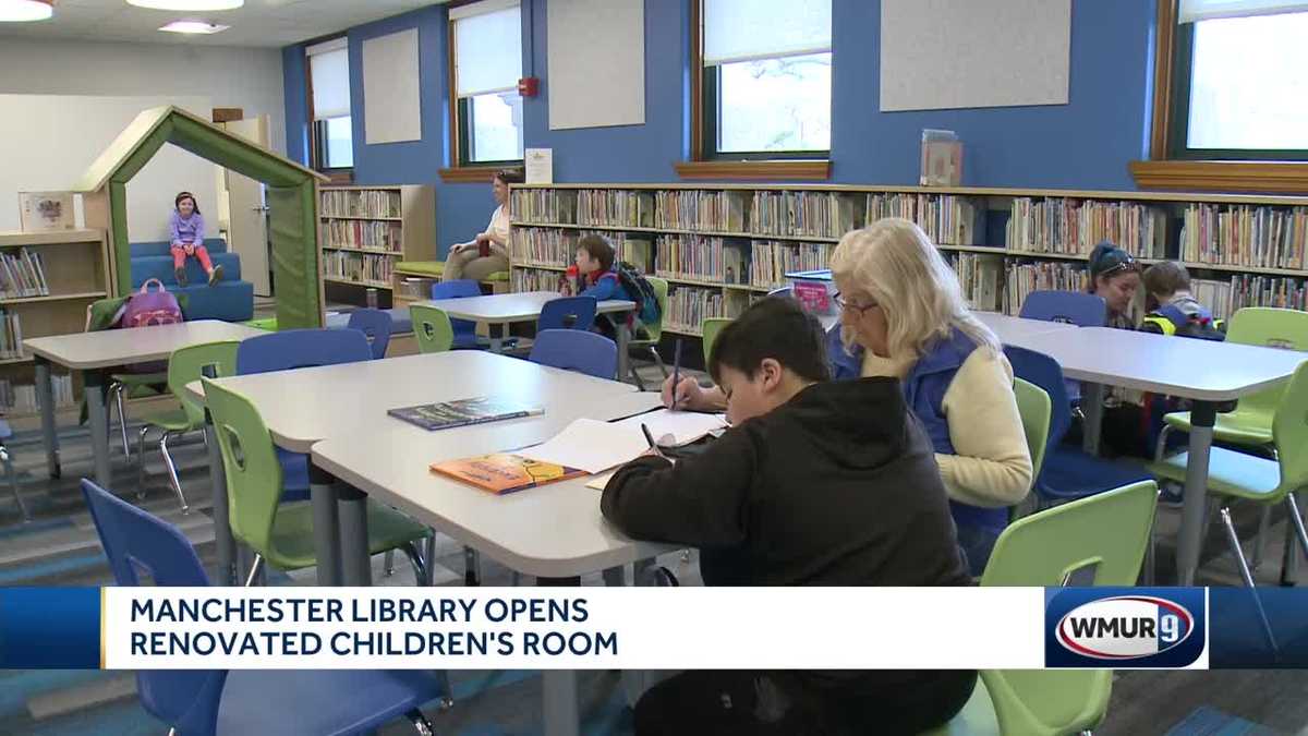 Manchester Library opens renovated children's room