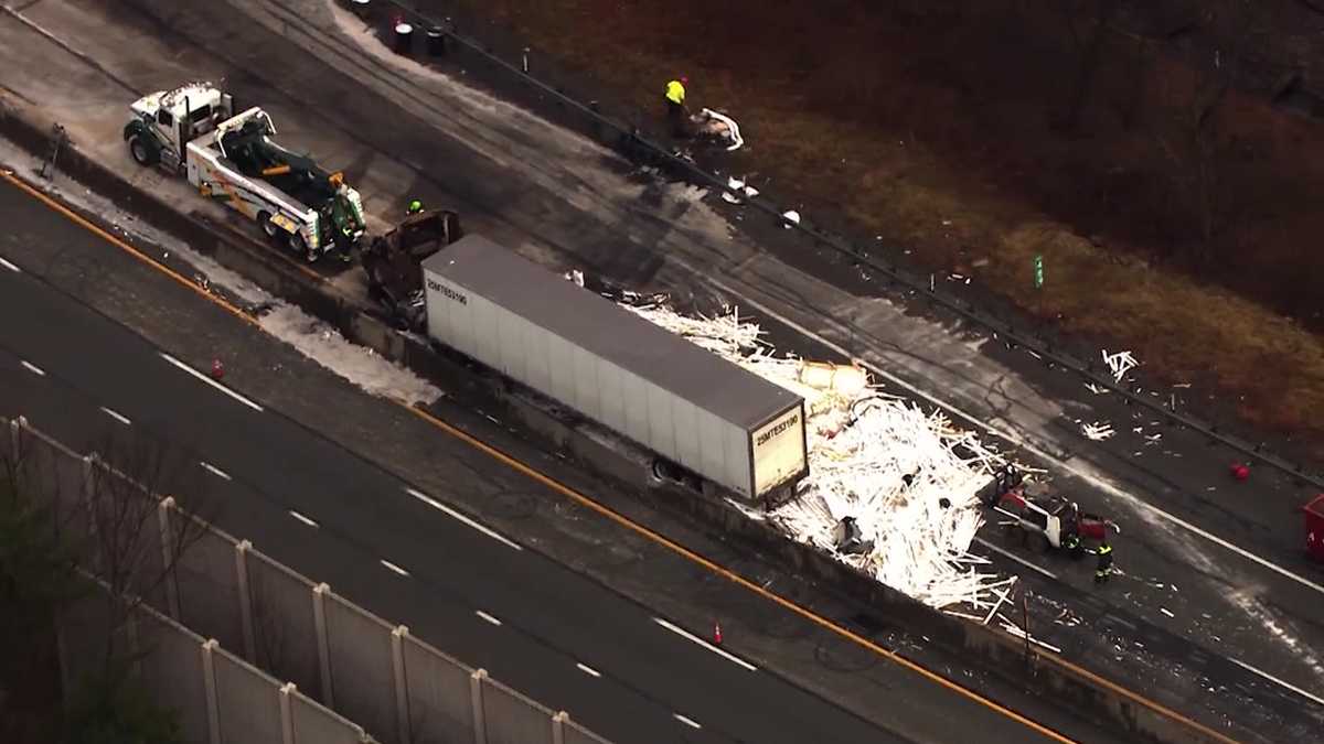 Tractor-trailer crash near Harmar shut down westbound Pennsylvania ...