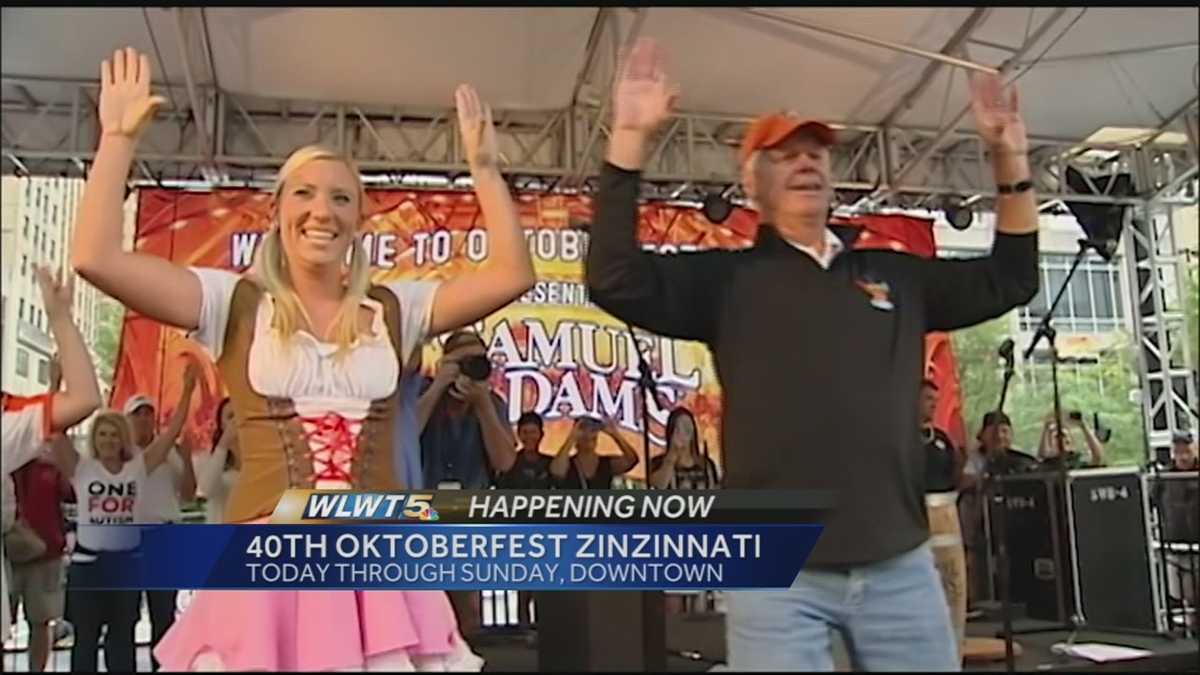 Former Bengal QB Ken Anderson leads Oktoberfest Zinzinnati's chicken dance