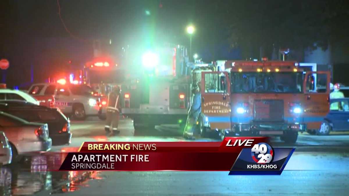 Arson charge issued in connection with Springdale apartment fire