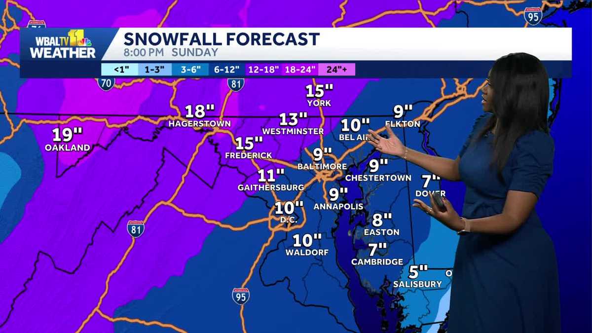 Maryland under State of Emergency for winter storm