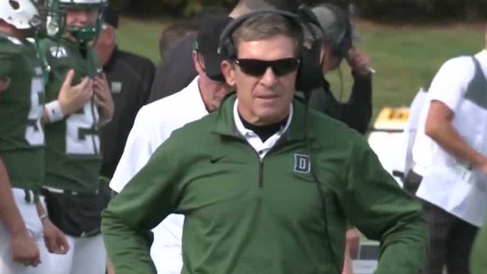 Dartmouth College football coach lost leg after bike crash