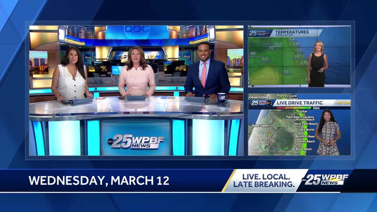 Sunny and seasonable for South Florida
