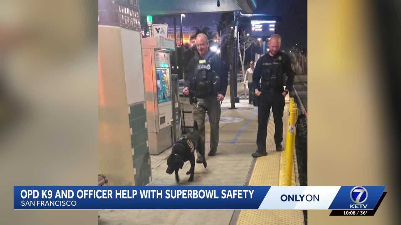 Omaha police officer and K-9 ensure safety at Super Bowl 60