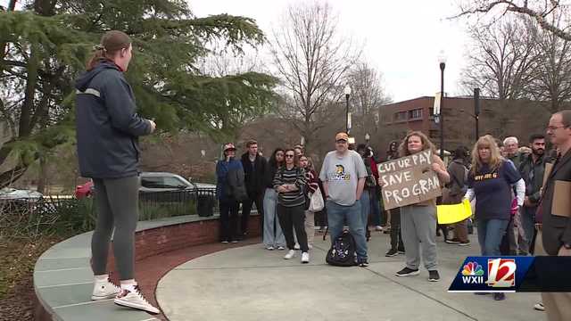 UNCG groups protest against proposed program cuts - Vimarsana News