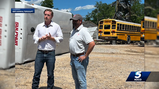 State Superintendent Ryan Walters tours tornado damage in Sulphur - Vimarsana News