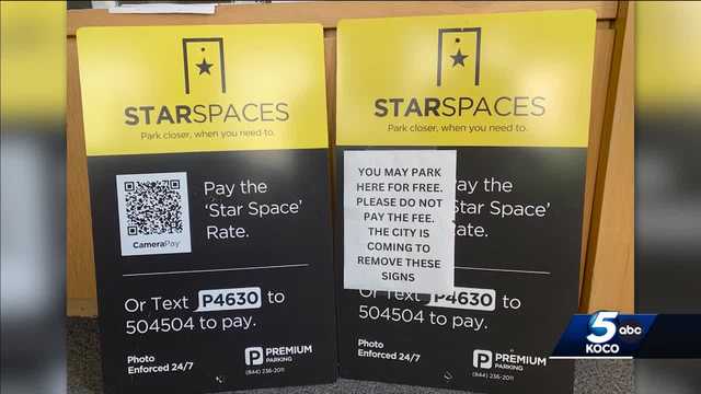 City says parking signs put up illegally in OKC entertainment district - Vimarsana News
