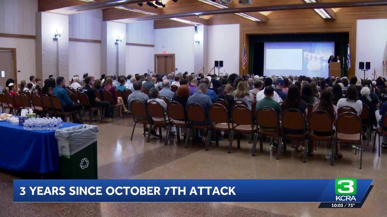 Folsom memorial honors victims of October 7 Hamas attack