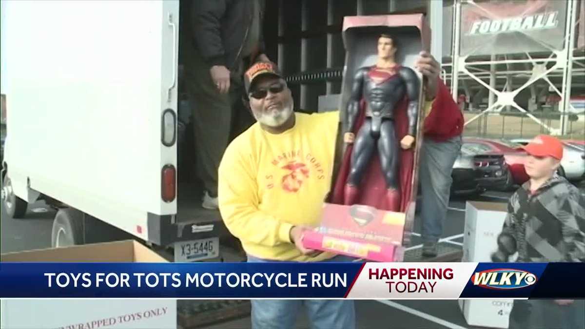Toys For Tots Motorcycle Run Underway