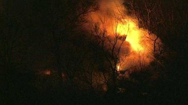 KCK fire crews battle raging flames, bitter cold