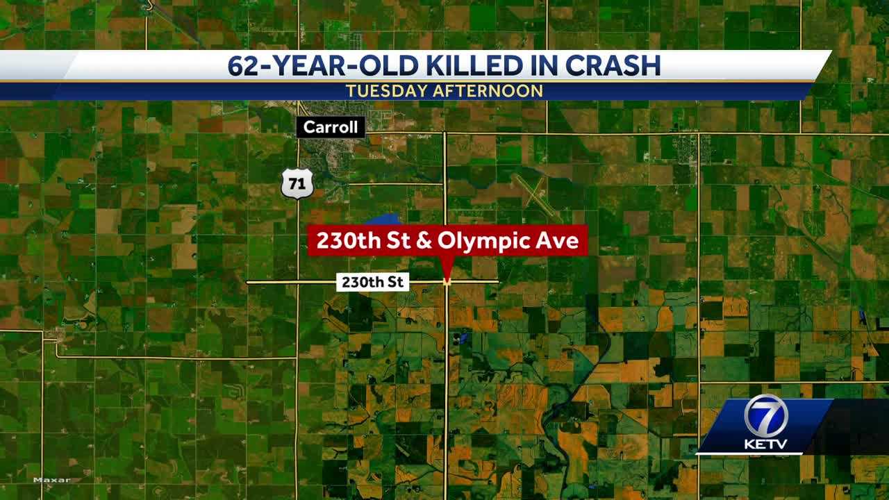 Man dies in Carroll County, Iowa rollover crash - Vimarsana News