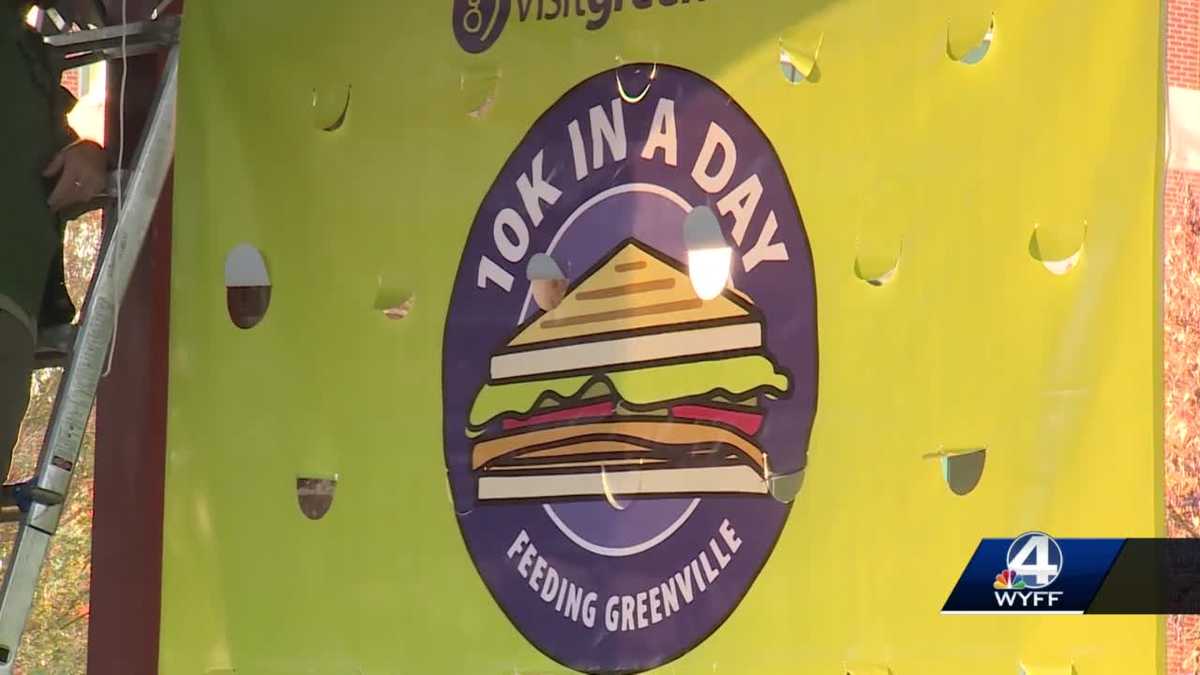 Greenville 10,000 sandwich given away