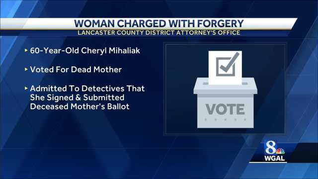Lancaster woman charged with voter fraud - Vimarsana News