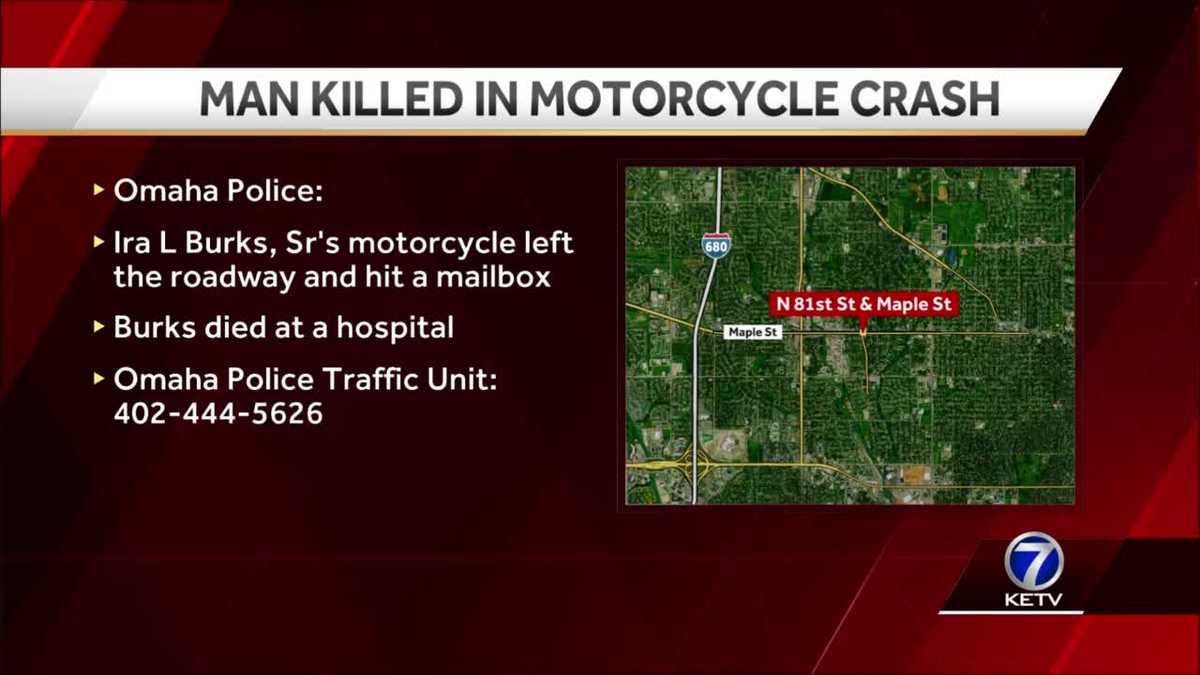 Police identify man who died after crashing motorcycle into mailbox - KETV